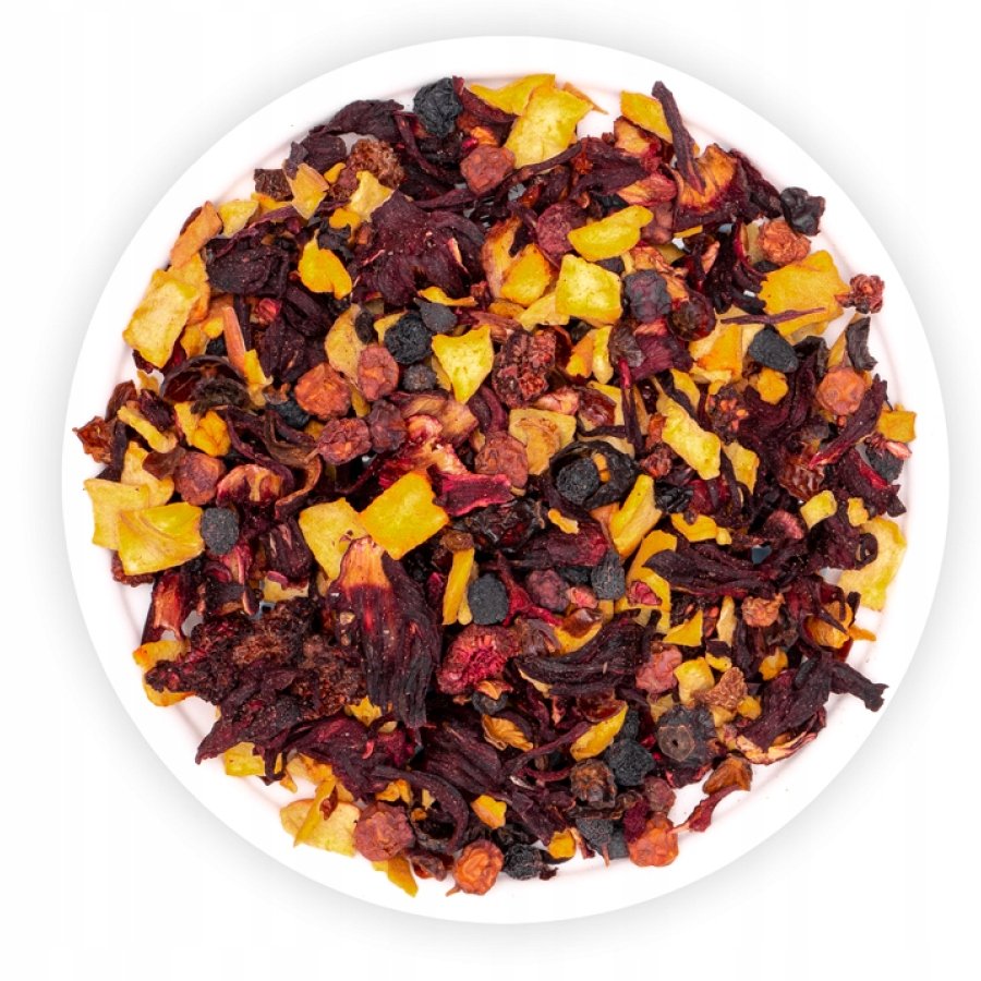 Herbata Owocowa Malinowa Rapsodia Hibiskus Aronia Róża Frambo Teaverso 500G