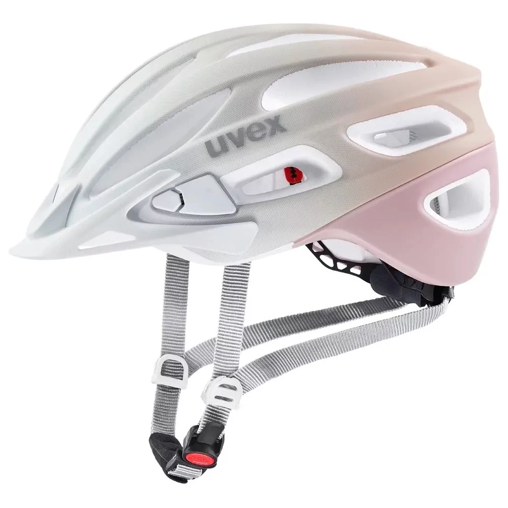 UVEX True CC Helmet, biały/różowy 52-55cm 2022 Kaski miejskie i trekkingowe S4100540615