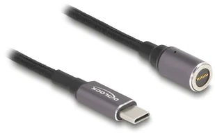 Delock - Stromkabel - 24 pin USB-C W zu 8-poliger Steckverbinder magnetisch - 20 V - 3 A - 15 cm - Anthrazit, Schwarz - Kable USB - miniaturka - grafika 1