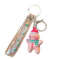 Ozdoby bożonarodzeniowe - Brelok Do Kluczy Świąteczny Ciastek Brl313 - miniaturka - grafika 1