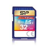 Karty pamięci - Silicon Power Elite UHS-I, 32GB SDHC Klasa 10 SP032GBSDHAU1V10 - miniaturka - grafika 1