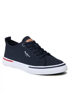 Pepe Jeans Tenisówki Kenton Smart 22 PMS30811 Granatowy - Trampki męskie - miniaturka - grafika 1