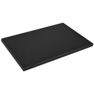 Deski i kantówki - Półka ścienna meblowa Czarna 1.8x30x60 cm Floorpol - miniaturka - grafika 1