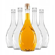 Domowy wyrób alkoholu - 5 sztuk butelki Icona 0,5l na wino likiery z korkami - miniaturka - grafika 1