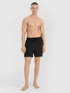 Kąpielówki męskie - 4F Spodenki plażowe męskie - czarne L - miniaturka - grafika 1