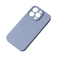 Etui i futerały do telefonów - Silikonowe etui z MagSafe do iPhone 15 Pro Silicone Case szare HURTEL - miniaturka - grafika 1