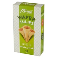 Dodatki do ciast w proszku - Wafle Do Lodów Bezglutenowe/ Wafer Tulips 40G ( 12 Szt) Miran - miniaturka - grafika 1