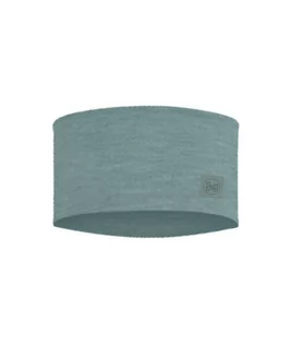 Apaszki i szaliki męskie - BUFF Opaska na głowę MERINO HEADBAND WIDE solid pool - grafika 1