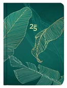 Kalendarze - Kalendarz B6 tygodniowy - zielone liśie - miniaturka - grafika 1