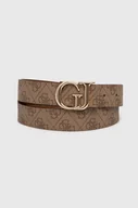 Paski - Guess pasek dwustronny NOREEN damski kolor beżowy BW9152 P4330 - miniaturka - grafika 1