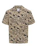 Koszule męskie - Only & Sons Koszula Kari 22033511 Beżowy Relaxed Fit - miniaturka - grafika 1