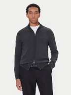 Swetry męskie - BOSS Kardigan H-Heterno 50549950 Szary Regular Fit - miniaturka - grafika 1