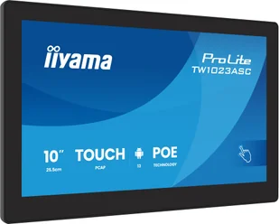 iiyama 10.1" dotykowy PCAP (10 punktów) z systemem Android, technologią Power over Ethernet (PoE) i iiSignage² TW1023ASC-B3P - Monitory iiyama 10.1" dotykowy PCAP (10 punktów) z systemem Android, technologią Power over Ethernet (PoE) i iiSignage² TW1023ASC-B3P - Monitory - miniaturka - grafika 1