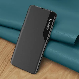 Eco Leather View Case elegancki futerał etui z klapką i funkcją podstawki Xiaomi Redmi Note 11 Pro+ 5G (China) / 11 Pro 5G (China) / Mi11i HyperCharge / Poco X4 NFC 5G czarny - Etui i futerały do telefonów - miniaturka - grafika 12