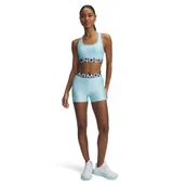 Spodenki damskie - Damskie legginsy krótkie treningowe Under Armour UA Hg Authentics Shorty - niebieskie - miniaturka - grafika 1