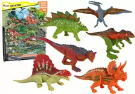 Figurki dla dzieci - Zestaw Figurki Dinozaury 6 sztuk Kolorowe - miniaturka - grafika 1