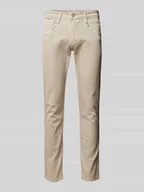 Spodnie męskie - Jeansy o kroju slim fit z 5 kieszeniami model ‘ANBASS’ - miniaturka - grafika 1