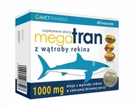 Suplementy naturalne - AVET PHARMA S.K.A MEGA TRAN Z wątroby rekina 60 kaps 3068241 - miniaturka - grafika 1