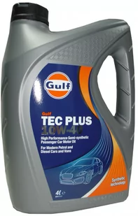 Gulf TEC Plus 10W-40 4L - Oleje silnikowe - miniaturka - grafika 1
