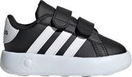 Buty dla dziewczynek - Buty dla dzieci adidas Grand Court 2.0 czarno-białe ID5272 23 - miniaturka - grafika 1