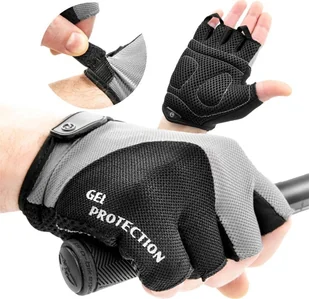 Accent Rękawiczki Rider, czarno - szare M - Rękawiczki rowerowe - miniaturka - grafika 1