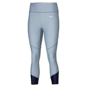 Legginsy - Legginsy damskie Mizuno Core 3/4 Tight Blue Blizzard XS - miniaturka - grafika 1