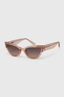 Okulary przeciwsłoneczne - Guess okulary przeciwsłoneczne damskie kolor różowy GU7901_5444F - miniaturka - grafika 1