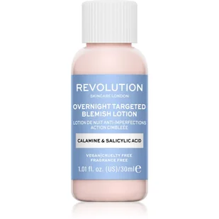 Makeup Revolution Skincare Overnight Targeted Blemish Lotion preparaty punktowe 30ml - Kremy do twarzy - miniaturka - grafika 1
