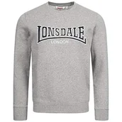 Bluzy męskie - Lonsdale Bluza męska Berger Lp181 szary Marl Grey 3xl 117029 - miniaturka - grafika 1