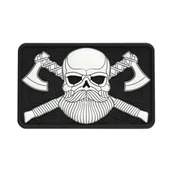 Odzież taktyczna i umundurowanie - M-Tac - Naszywka - Bearded Skull - 3D PVC  - 51113236 - miniaturka - grafika 1