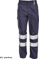 Spodnie sportowe męskie - CERVA HUELVA - spodnie reflex - granatowy 62 - miniaturka - grafika 1