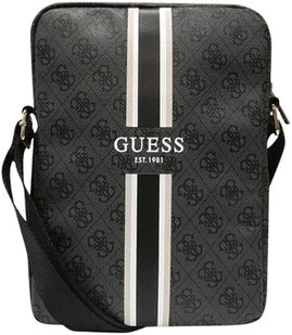 Torba na tablet Guess GUTB10P4RPSK 10" 4G Stripes Czarny - Etui do tabletów - miniaturka - grafika 1