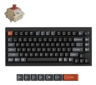 Klawiatury - Keychron V1 Ultra 8K klawiatura Uniwersalne Bluetooth QWERTY Czarny V1U-D1 - miniaturka - grafika 1