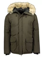 Kurtki męskie - Geographical Norway Parka "Claude" w kolorze khaki - miniaturka - grafika 1