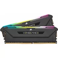 Pamięci RAM - Corsair DDR4 Vengeance RGB PRO SL 32GB/3200 (2*16GB) BLACK CL16 RYZEN CMH32GX4M2Z3200C16 - miniaturka - grafika 1