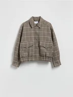 Kurtki damskie - Reserved - Kurtka bomberka z kołnierzem - wielobarwny - miniaturka - grafika 1