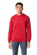 Swetry męskie - WRANGLER CREW KNIT RED W8A0PDX47 S - miniaturka - grafika 1