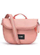 Torby męskie - Torba antykradzieżowa z klapą Pacsafe GO Saddle Crossbody - rose - miniaturka - grafika 1
