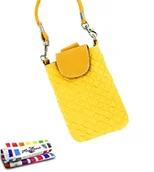 Etui i futerały do telefonów - Sony Original MUZZANO Schutz"CityPoche" Schutzhülle für XPERIA SP, Gelb mit optimaler U-Protection ELEGANTE, haltbar und gepflegtes design Exklusiv - 1 Stylus + 1 gratis Tuch " - miniaturka - grafika 1