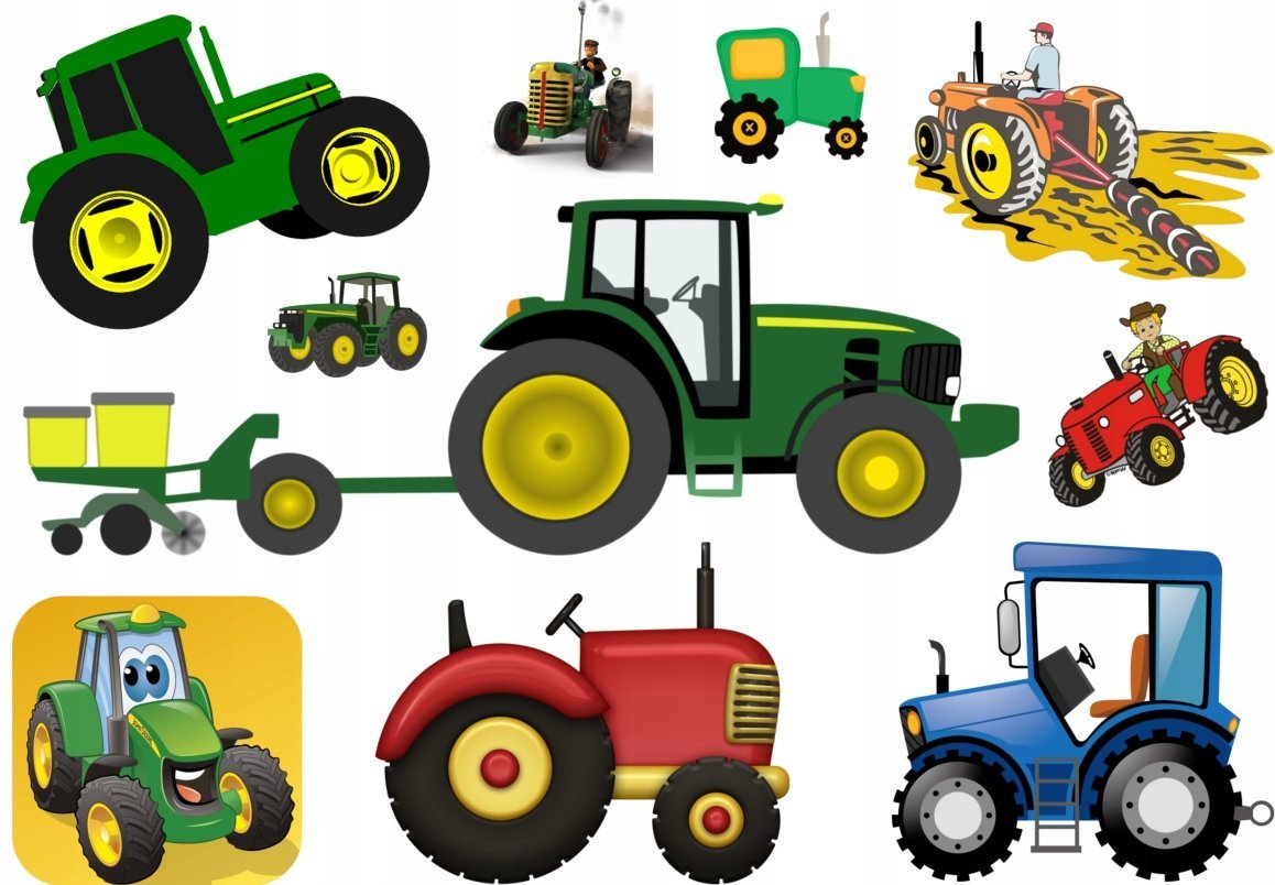 TATUAŻE ZMYWALNE DLA DZIECI TRAKTORY DUŻY WYBÓR WZORÓW