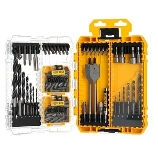 DeWALT Akcesoria - 100-częściowy zestaw bitów i wierteł Tough Case DT70785 - Wiertła - miniaturka - grafika 1