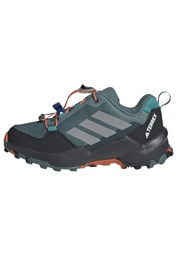 adidas Uniseks - dzieci Terrex AX4S SPEED LACING Hiking Shoes Kids, preloved teal/matte silver/semi impact orange, 29 EU