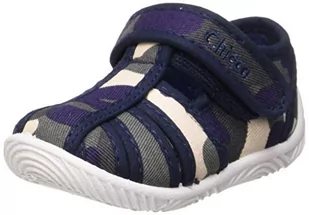 Chicco Chłopięce sandalo Tullio niskie kapcie, niebieski Blu 810, 26 EU - Kapcie damskie - miniaturka - grafika 1