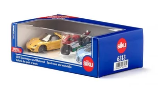 Siku SUPER sports car and motorcycle 6313 - Figurki dla dzieci - miniaturka - grafika 2