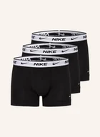Majtki damskie - Nike Bokserki Everday Cotton Stretch, 3 Szt. schwarz - miniaturka - grafika 1