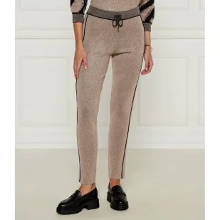Liu Jo Sport Spodnie dzianinowe | Regular Fit - Spodnie damskie - miniaturka - grafika 1