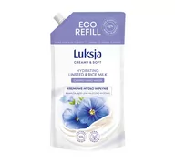 Mydła - Luksja Mydło w płynie Linseed Zapas 900ml - miniaturka - grafika 1