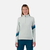 Kurtki i kamizelki sportowe damskie - ROSSIGNOL BLUZA NARCIARSKA DAMSKA W STRAWPILE FLEECE HZ niebieski - Rossignol - miniaturka - grafika 1