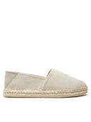 Espadryle damskie - Calvin Klein Jeans Espadryle Espadrille Ml Btw YW0YW01376 Écru - miniaturka - grafika 1
