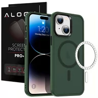 Etui i futerały do telefonów - Etui ochronne na telefon MagMat Case do MagSafe do Apple iPhone 13 Mini Matte Green + Szkło - miniaturka - grafika 1